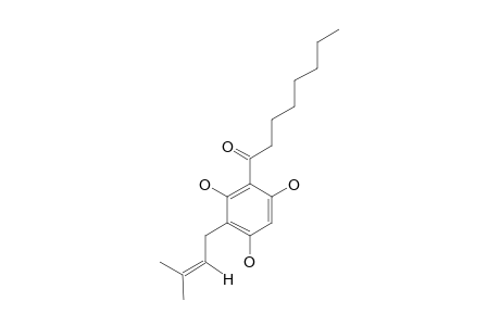 1-(2,4,6-TRIHYDROXY-3-(3-METHYL-2-BUTENYL)-PHENYL)-1-OCTANON