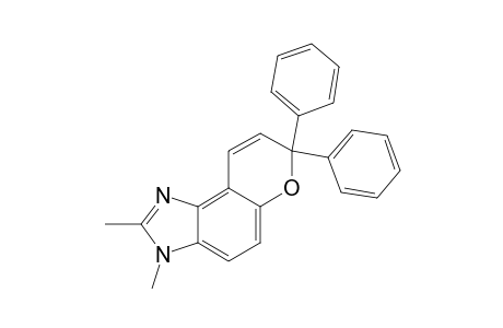 2,3-DIMETHYL-7,7-DIPHENYL-7H-PYRANO-[3,2-E]-BENZIMIDAZOLE