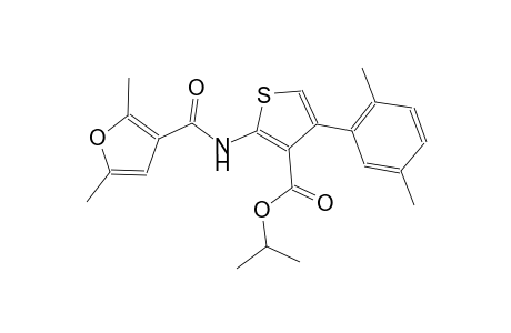 isopropyl 2-[(2,5-dimethyl-3-furoyl)amino]-4-(2,5-dimethylphenyl)-3-thiophenecarboxylate