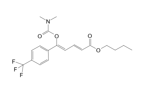 (2E,4Z)-butyl 5-((dimethylcarbamoyl)oxy)-5-(4-(trifluoromethyl)phenyl)penta-2,4-dienoate