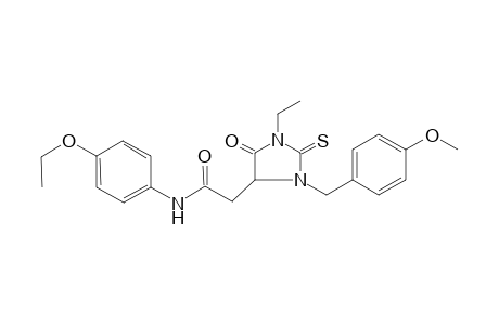 4-imidazolidineacetamide, N-(4-ethoxyphenyl)-1-ethyl-3-[(4-methoxyphenyl)methyl]-5-oxo-2-thioxo-