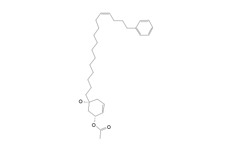 1-(16'-PHENYL-12'Z-HEXADECENYL)-3S*-ACETYL-4-CYCLOHEXEN-1S*-OL