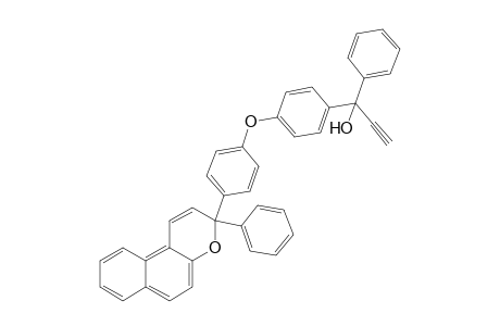 4-[3-Phenyl-3H-naphtho[2,1-b]pyran-3-yl]-4'-(1-hydroxy-1-phenylprop-2-yn-1-yl)diphenyl ether