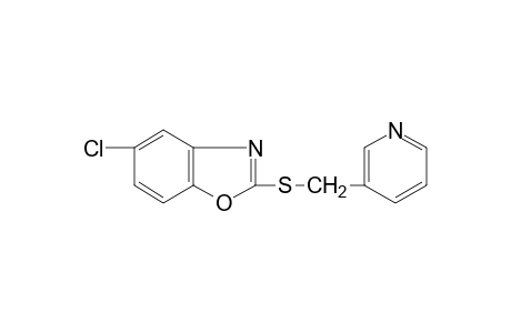 5-chloro-2-{[(3-pyridyl)methyl]thio}benzoxazole