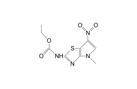 4-methyl-6-nitro-4H-pyrrolo[2,3-d]thiazole-2-carbamic acid, ethyl ester