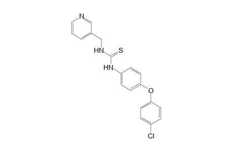 1-[(p-chlorophenoxy)phenyl]-3-[(3-pyridyl)methyl]-2-thiourea