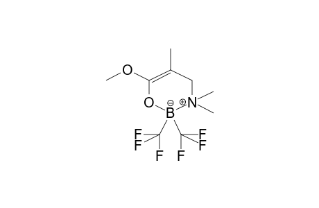 Boron, [3-(dimethylamino)-1-methoxy-2-methyl-1-propen-1-olato]bis(trifluoromethyl)-, (t-4)-