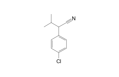 2-(p-Chlorophenyl)-3-methylbutyronitrile