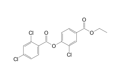 3-chloro-4-hydroxybenzoic acid, ethyl ester, 2,4-dichlorobenzoate