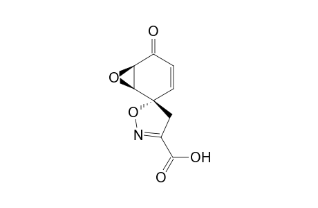 5,6-Epoxyspiro[4,5-dihydroisoxazole-5,1'-cyclohex-2'-en-4'-one]-3'-carboxylic acid