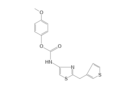 2-(3-thenyl)-4-thiazolecarbamic acid, p-methoxyphenyl ester