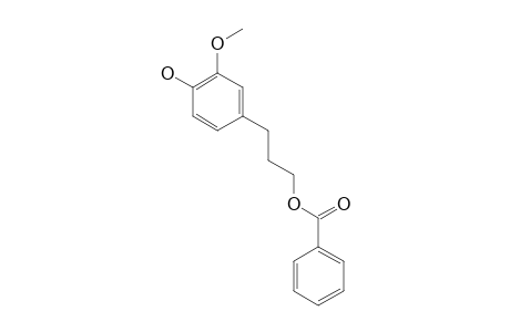 3'-(4''-HYDROXY-3''-METHOXYPHENYL)-PROPYLBENZOATE