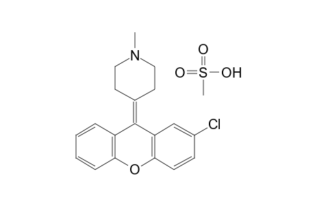 2-chloro-9-(1-methyl-4-piperidylidene)xanthene, methanesulfonate(1:1)
