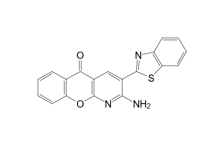 2-Amino-3-(1,3-benzothiazol-2-yl)chromeno[2,3-b]pyridin-5(5H)-one