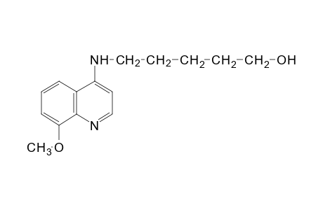 5-[(8-methoxy-4-quinolyl)amino]-1-pentanol