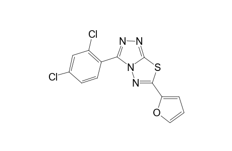 3-(2,4-dichlorophenyl)-6-(2-furyl)[1,2,4]triazolo[3,4-b][1,3,4]thiadiazole