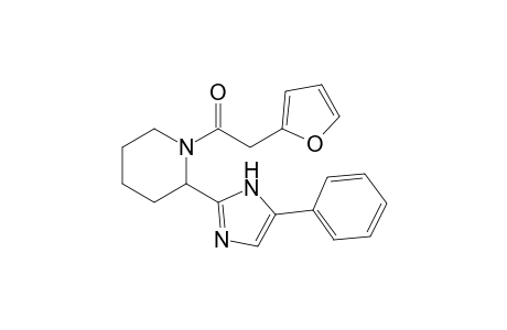 2-(furan-2-yl)-1-(2-(5-phenylimidazol-2-yl)piperidin-1-yl)ethan-1-one