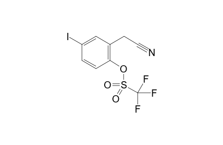 2-(Cyanomethyl)-4-iodophenyl trifluoromethanesulfonate