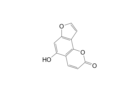 5-hydroxy-2H-furo[2,3-h]-1-benzopyran-2-one