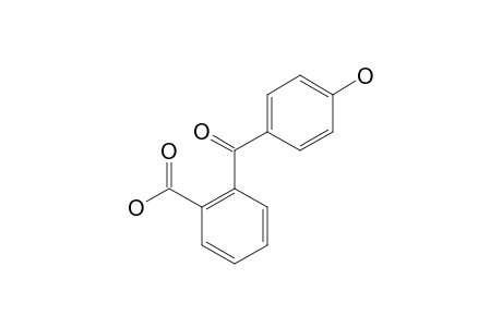 o-(p-hydroxybenzoyl)benzoic acid