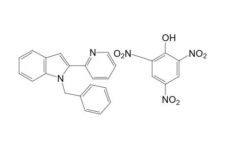 1-Benzyl-2-(2-pyridyl)indole monopicrate