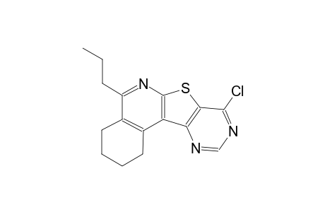 pyrimido[4',5':4,5]thieno[2,3-c]isoquinoline, 8-chloro-1,2,3,4-tetrahydro-5-propyl-