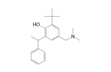 2-tert-Butyl-4-(dimethylaminomethyl)-6-(a-methylbenzyl)phenol