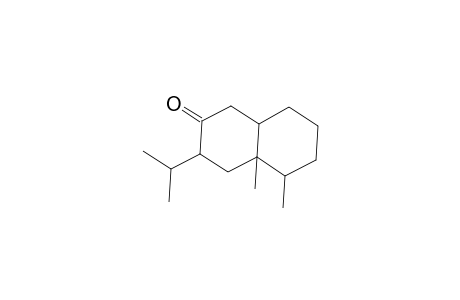 2(1H)-Naphthalenone, octahydro-4a,5-dimethyl-3-(1-methylethyl)-, (3.alpha.,4a.alpha.,5.alpha.,8a.alpha.)-