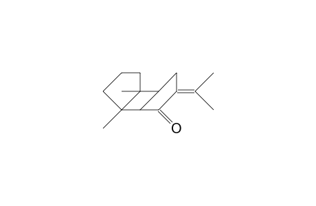 cis-syn-cis-1,7-Dimethyl-4-isopropylidene-tricyclo(5.3.0.0/2,6/)decan-3-one