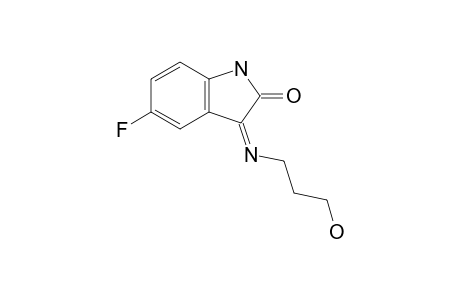 5-Fluoro-3-(3-hydroxypropylimino)indol-2-one