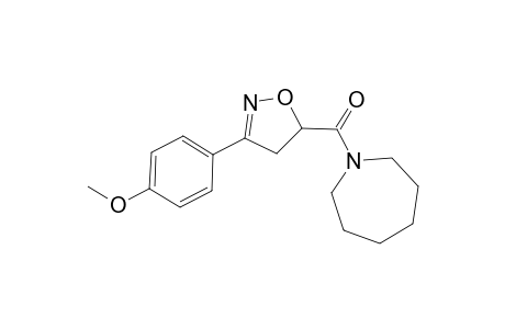 1-{[3-(4-methoxyphenyl)-4,5-dihydro-5-isoxazolyl]carbonyl}hexahydro-1H-azepine