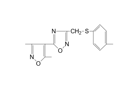 5-(3,5-dimethyl-4-isoxazolyl)-3-[(p-tolylthio)methyl]-1,2,4-oxadiazole