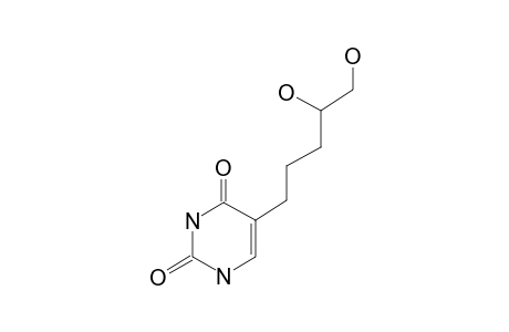 2,4(1H,3H)-Pyrimidinedione, 5-(4,5-dihydroxypentyl)-