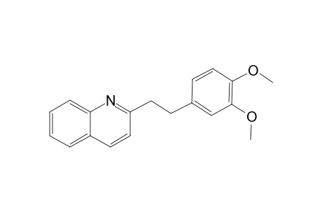 2-(3',4'-DIMETHOXYPHENYLETHYL)-QUINOLINE