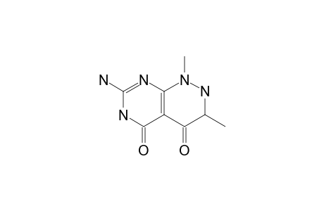 7-Amino-2,3-dihydro-1,3-dimethylpyrimido[4,5-c]-pyridazine-4,5(1H,6H)-dione