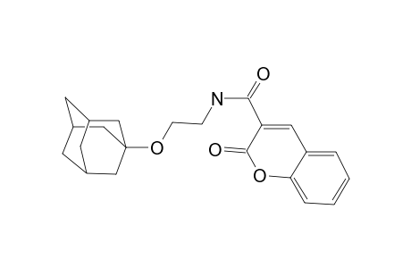 2-Oxo-2H-chromene-3-carboxylic acid [2-(adamantan-1-yloxy)-ethyl]-amide