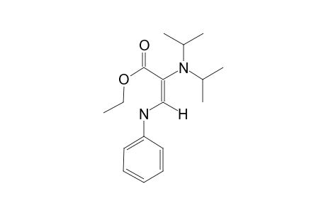 Ethyl (E)-2-diisopropylamino-3-phenylaminopropenoate