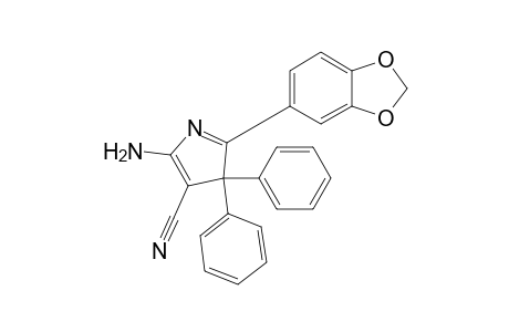 2-amino-5-(1,3-benzodioxol-5-yl)-4,4-diphenyl-3-pyrrolecarbonitrile