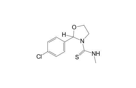 2-(p-chlorophenyl)-N-methylthio-3-oxazolidinecarboxamide