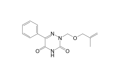 1-(2-METHYLALLYLOXYMETHYL)-5-PHENYL-6-AZAURACIL