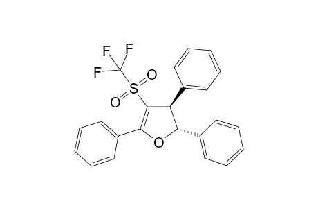 2,3,5-Triphenyl-4-trifluoromethylsulfonyl-trans-2,3-dihydrofuran