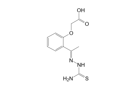 (o-acetylphenoxy)acetic acid, thiosemicarbazone