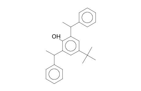 4-tert-Butyl-2,6-bis(1-phenylethyl)phenol