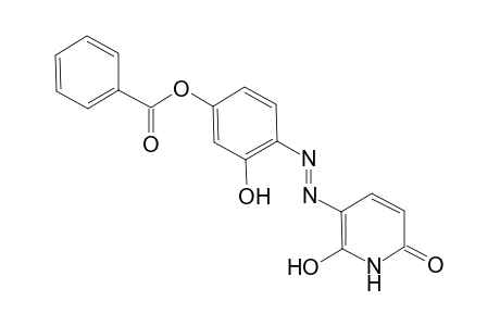 2,6-Pyridinediol, 3-[(2,4-dihydroxyphenyl)azo]-, 4-benzoate