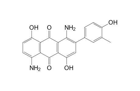 1,5-diamino-4,8-dihydroxy-2-(4-hydroxy-m-tolyl)anthraquinone