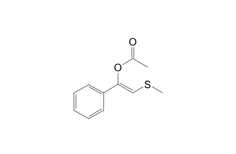 (Z)-2-(Methylthio)-1-phenylvinyl acetate