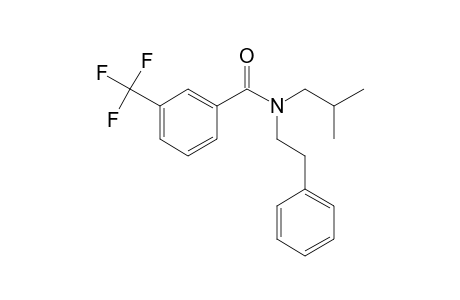 3-(Trifluoromethyl) benzamide, N-(2-phenylethyl)-N-isobutyl-