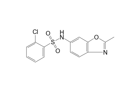 o-chloro-N-(2-methyl-6-benzoxazolyl)benzenesulfonamide