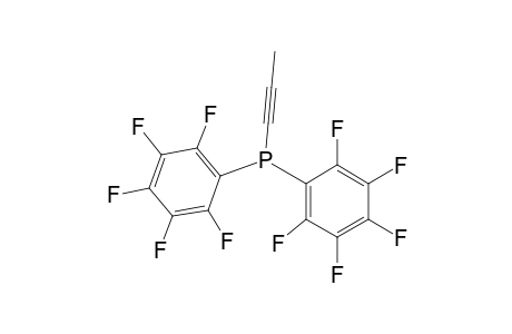 Phosphine, bis(pentafluorophenyl)-1-propynyl-