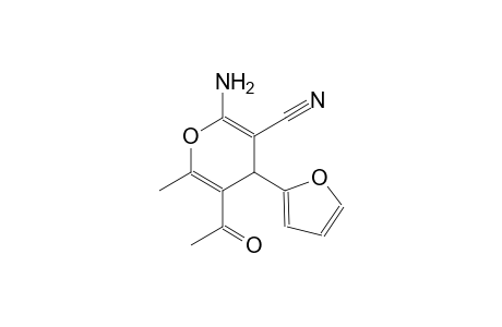 5-acetyl-2-amino-4-(2-furyl)-6-methyl-4H-pyran-3-carbonitrile